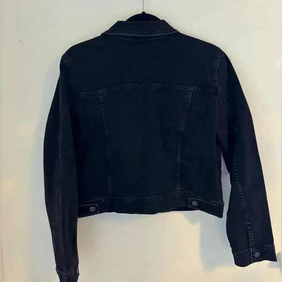 Mango Denim Jacket in Black NWT - Picture 11 of 14